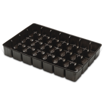 ANL Plastics black line tray for praniles and chocolates ANL Plastics black line tray for praniles and chocolates